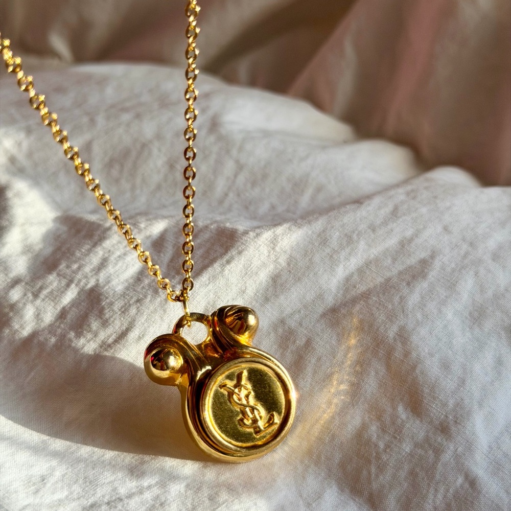 Yves Saint Laurent Luxurious Gold Necklace - Picture 10 of 15